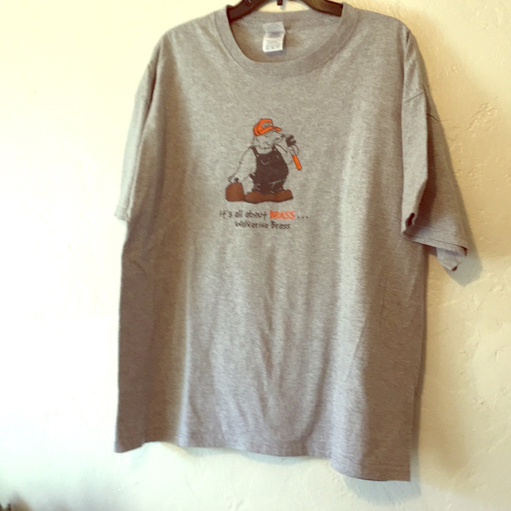 Delta Magnum Weight Gray Tee